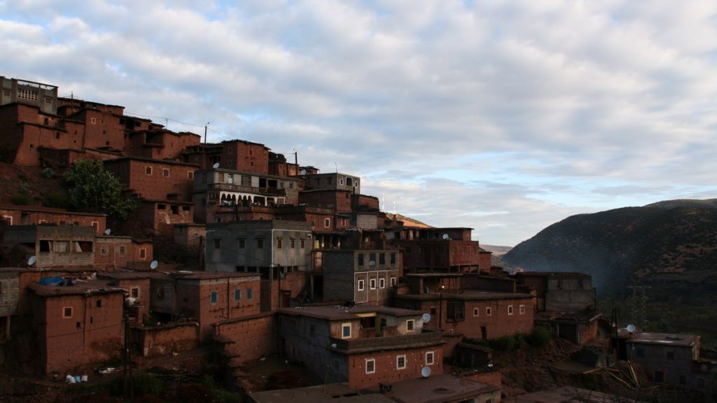 Start of the third day of our hike in Atlas mountains