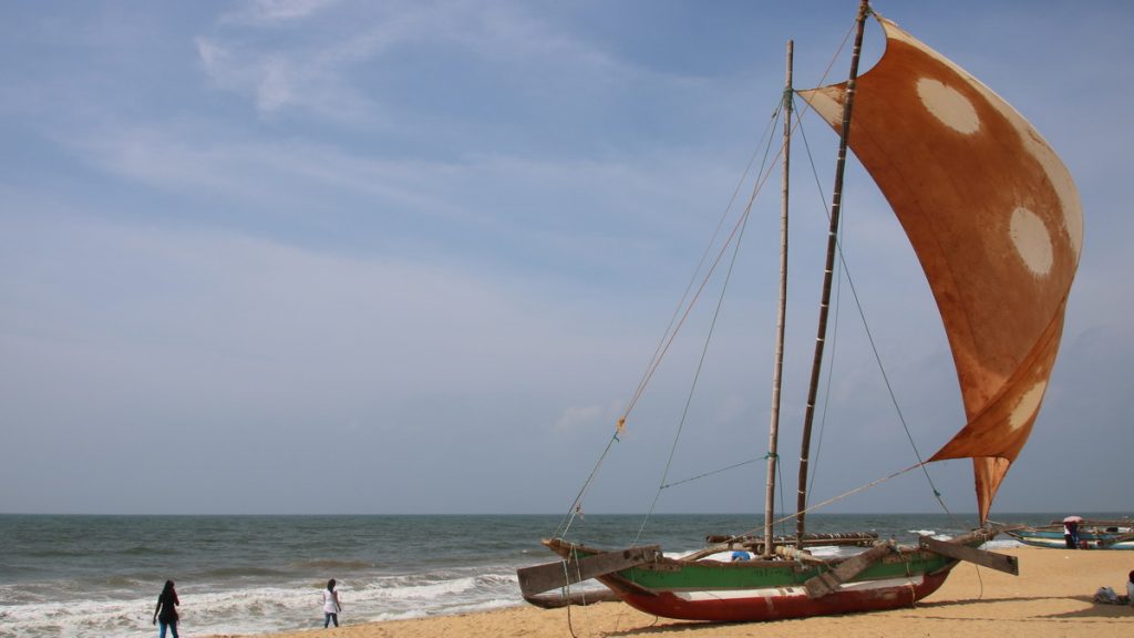 The coast at Negombo