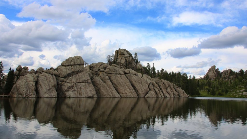 Sylvan lake in Custer State Park