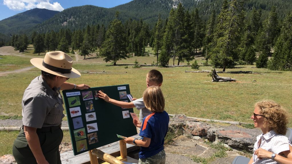 Junior ranger program in Yellowstone