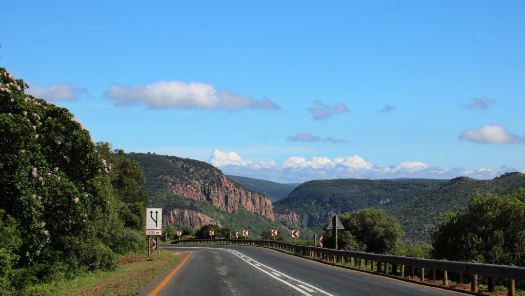 Driving north of Louis Trichardt