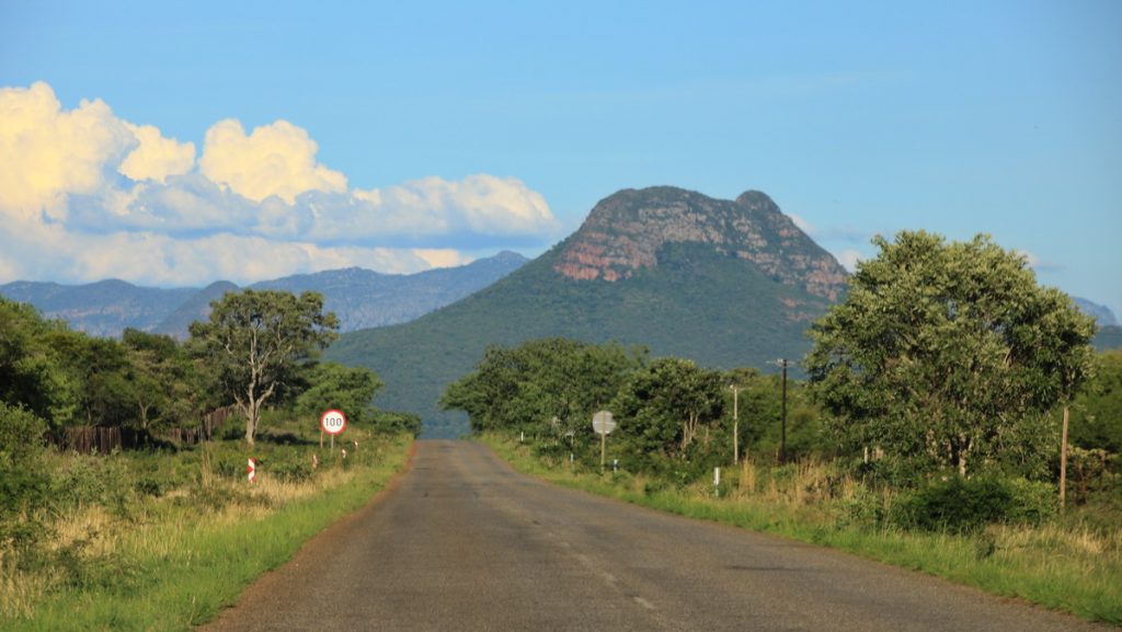 Driving north of Louis Trichardt