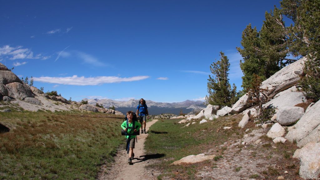 High country hiking