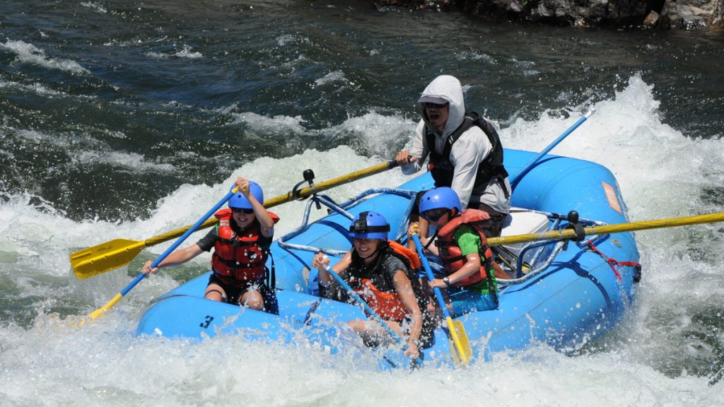 Rafting the American River at Coloma