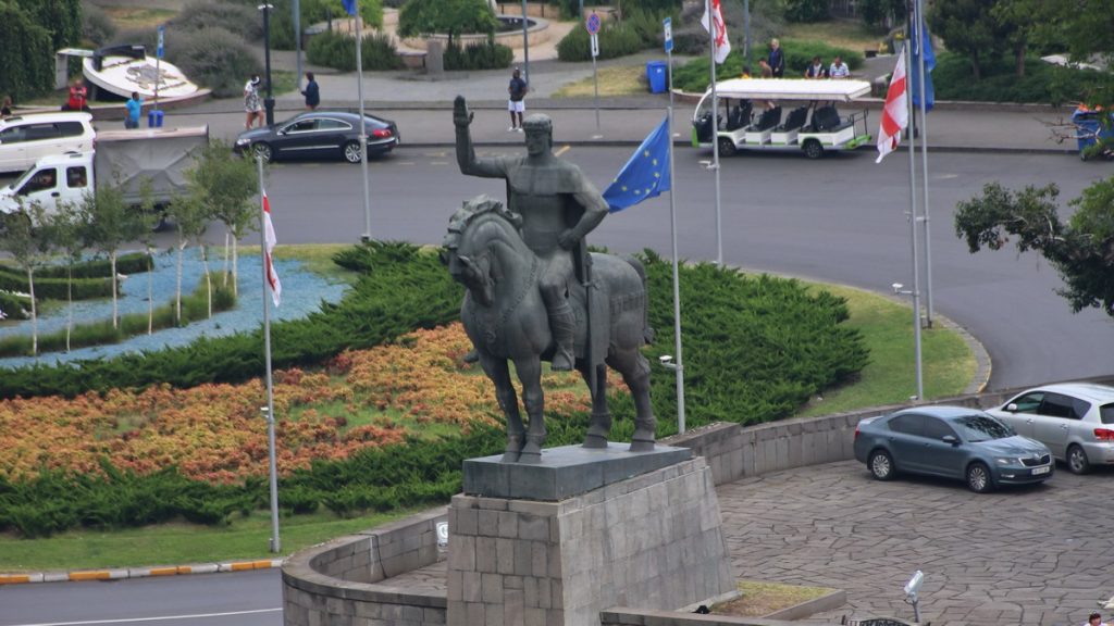 Europe square in Tblisi