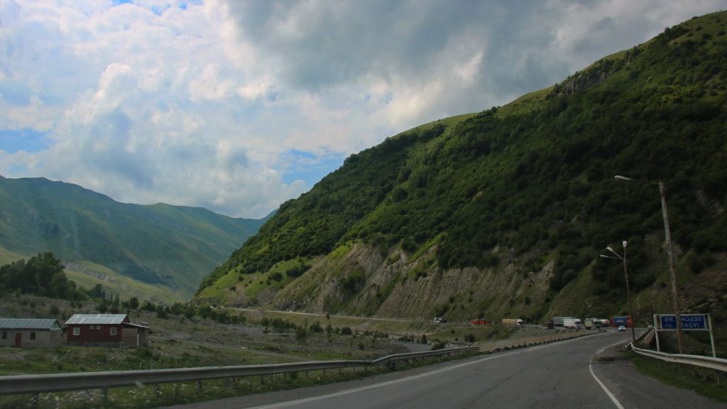 Svaneti mountian road