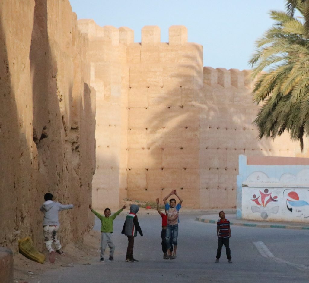 Children playing in Taroudant