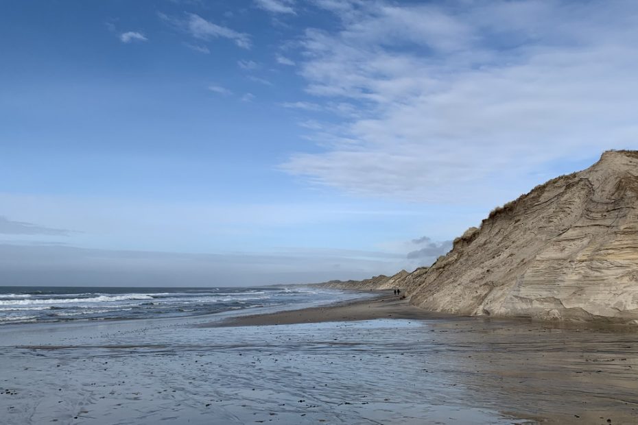 The west coast of Denmark at Nørre Vorupør