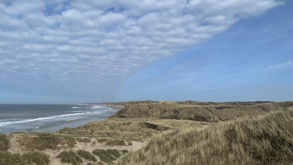 Beach and dunes at Nørre Vorupør