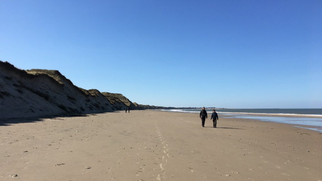 The beach near Lodbjerg lighthouse