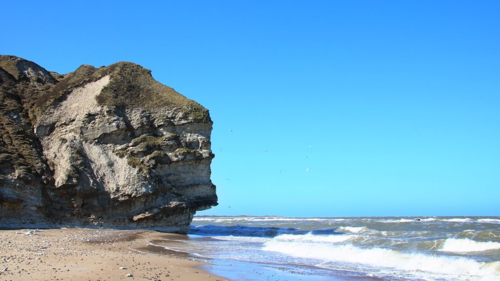 Bulbjerg limestone cliff