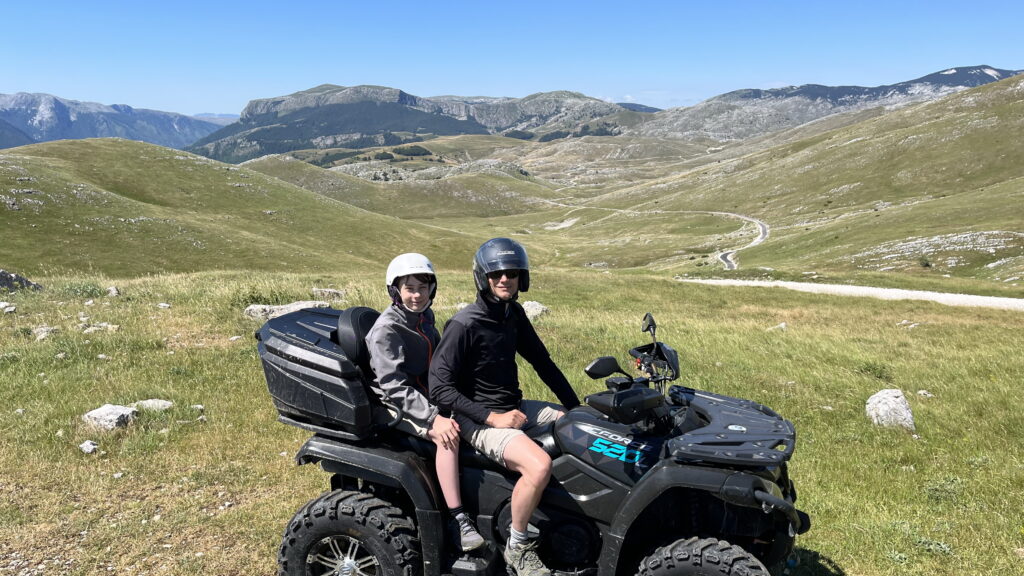 ATV tour on mount Bjelesnica