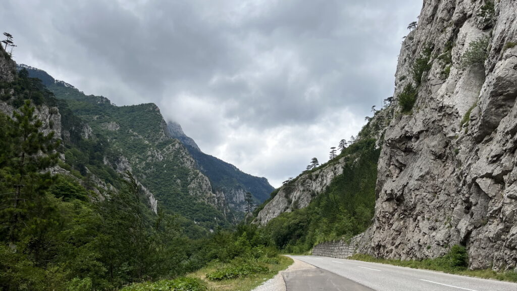 As we drove closer to Sutjeska national park, the mountains grew steeper
